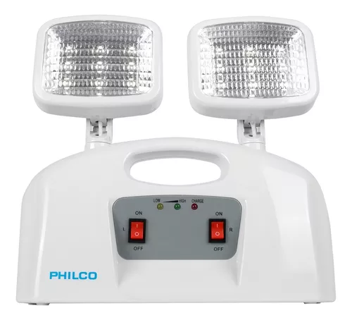 Lampara De Emergencia Philco Led 2 Focos AT58