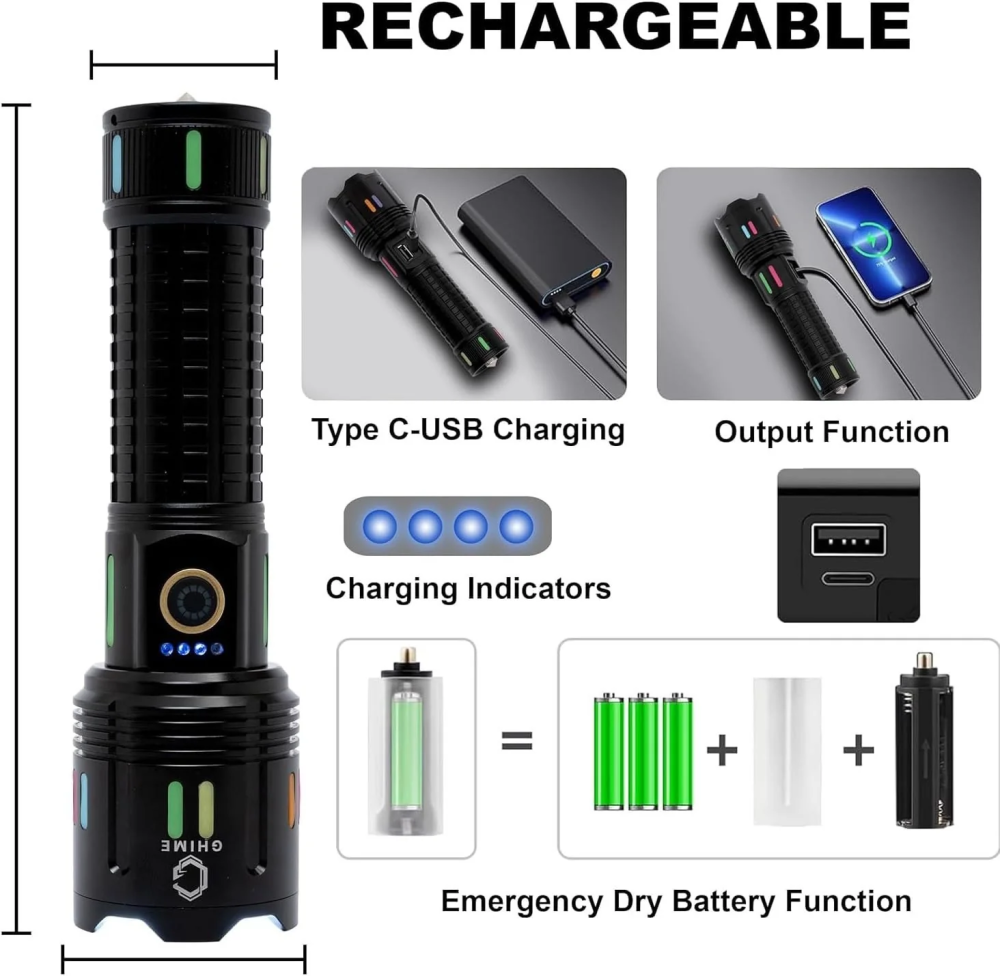LINTERNA RECARGABLE COBA CB-G671