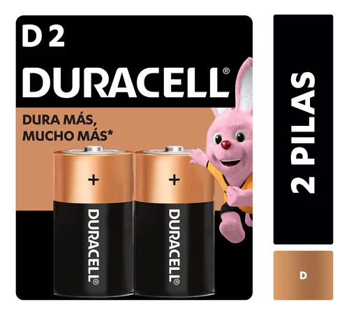DURACELL PILA D  PACKx2