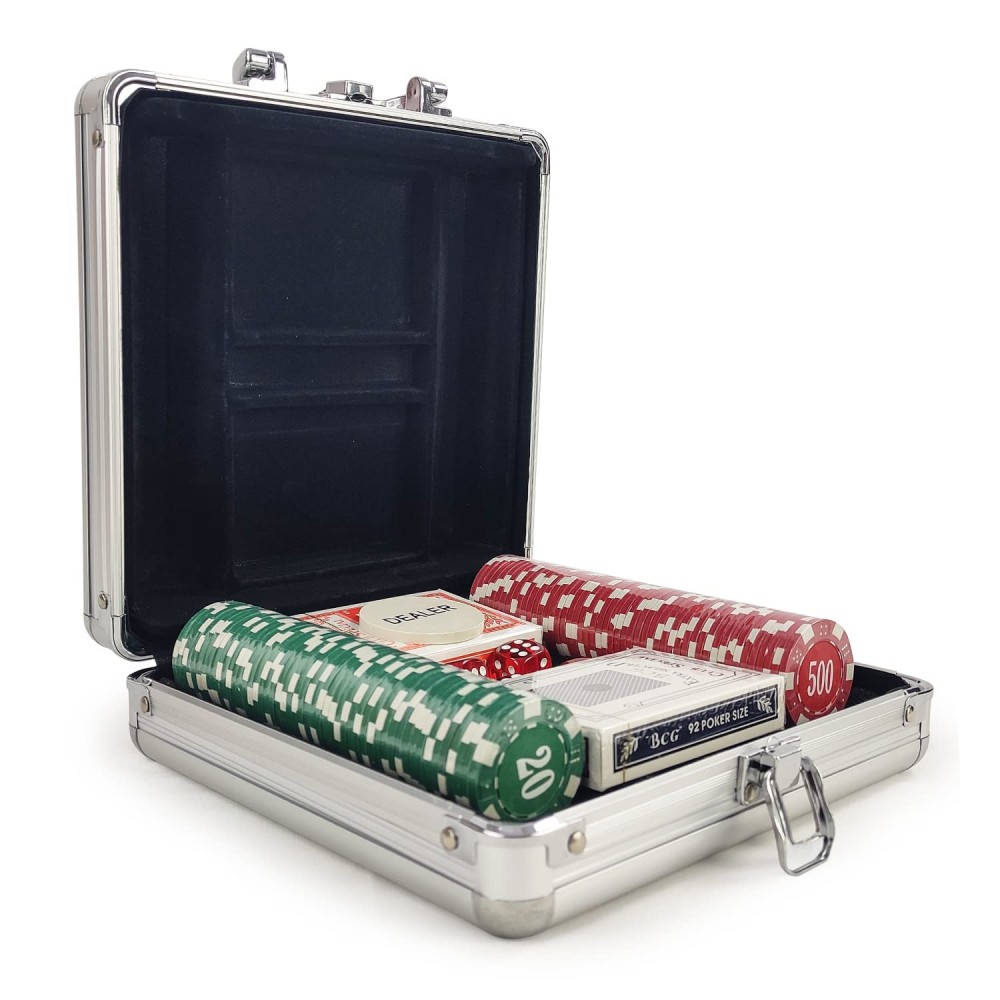 100 PC POKER GAME SET GENERICO