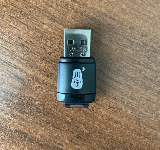 Lector de memorias MicroSD USB 3.0. Negro