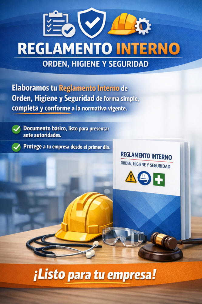 REGLAMENTO INTERNO DE ORDEN, HIGIENE Y SEGURIDAD (versión estandar)