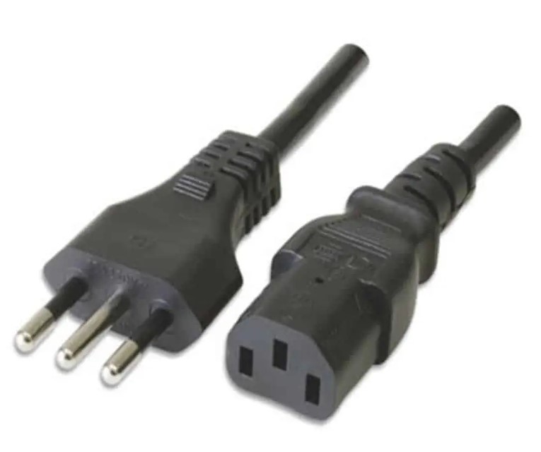 Cable de Poder Para PC Escritorio Monitor TV Fuente de Poder Consolas