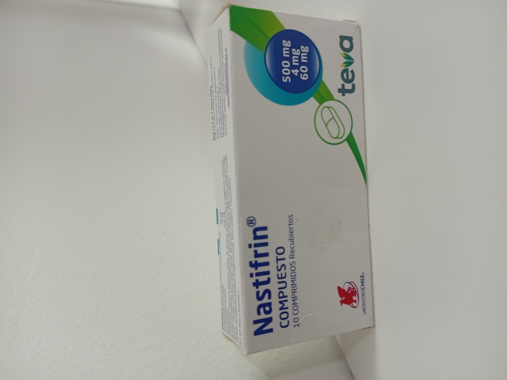 NASTIFRIN COMPUESTO 10 COMP. RECUB. (PARAC-SEUDOF.)  (6/D)