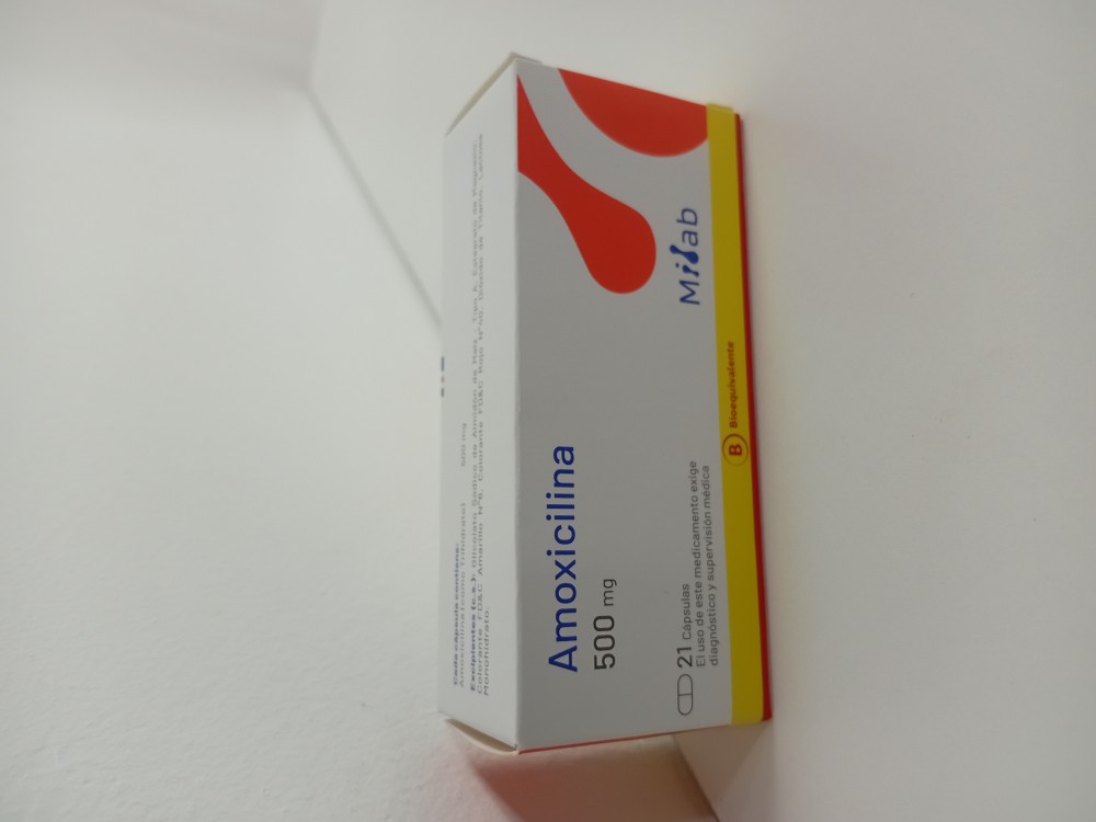 AMOXICILINA 750 MG X 10 COMPRIMIDOS (MILAB) (4/A)