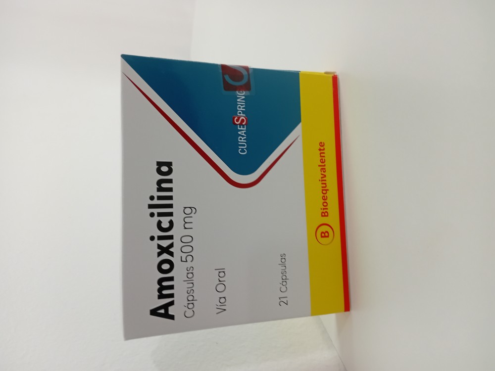 AMOXICILINA 500MG 21 CAP -CUR- -B- (4/A)