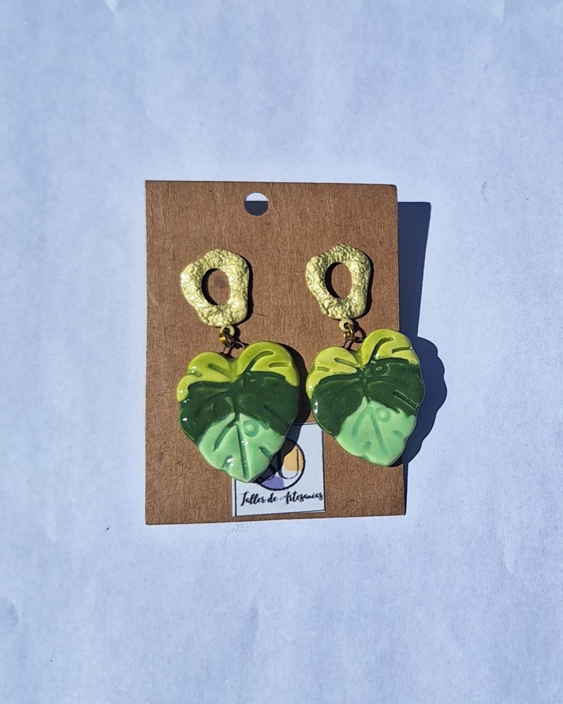 Aros hojas verdes