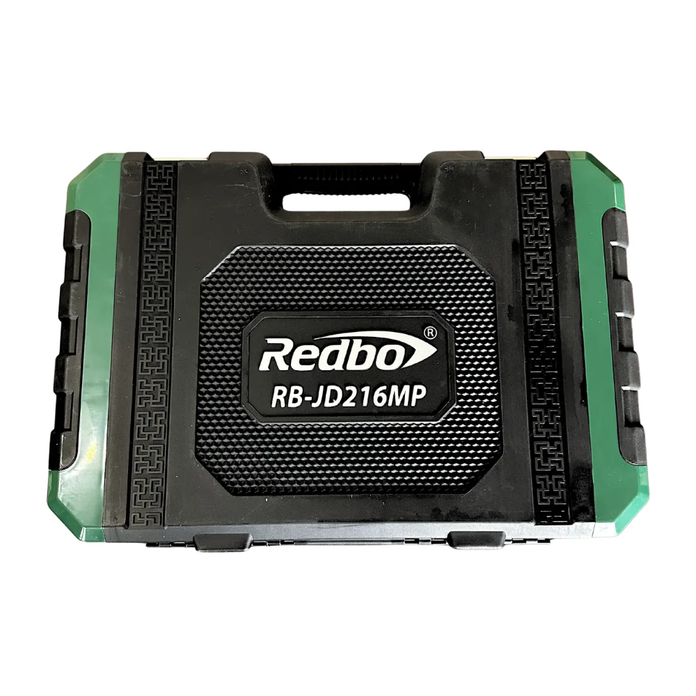 Juego de Dados Profesional Redbo RB-JD216MP (216 Piezas, Acero Cr-V, Mandos 1/4" - 3/8" - 1/2")