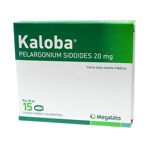 KALOBA (PELARGONIUM SIDOIDES) 20 MG X 15 COMPRIMIDOS (MEGABALABS)