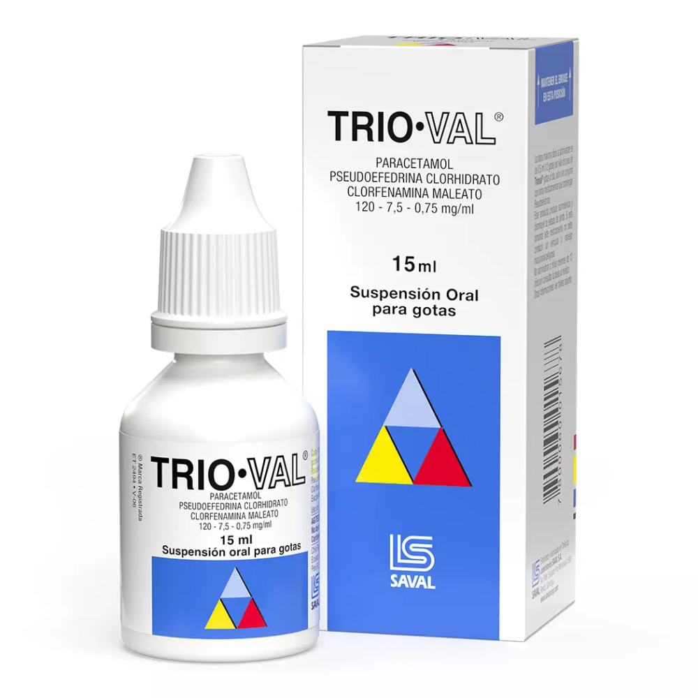 TRIO VAL (GOTAS) X 15 ML (SAVAL) (6/D)