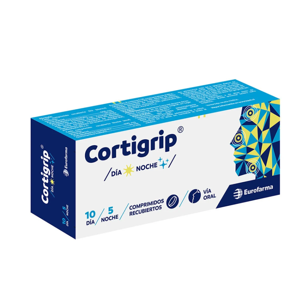 CORTIGRIP DIA/NOCHE (EUROFARMA) (6/D)