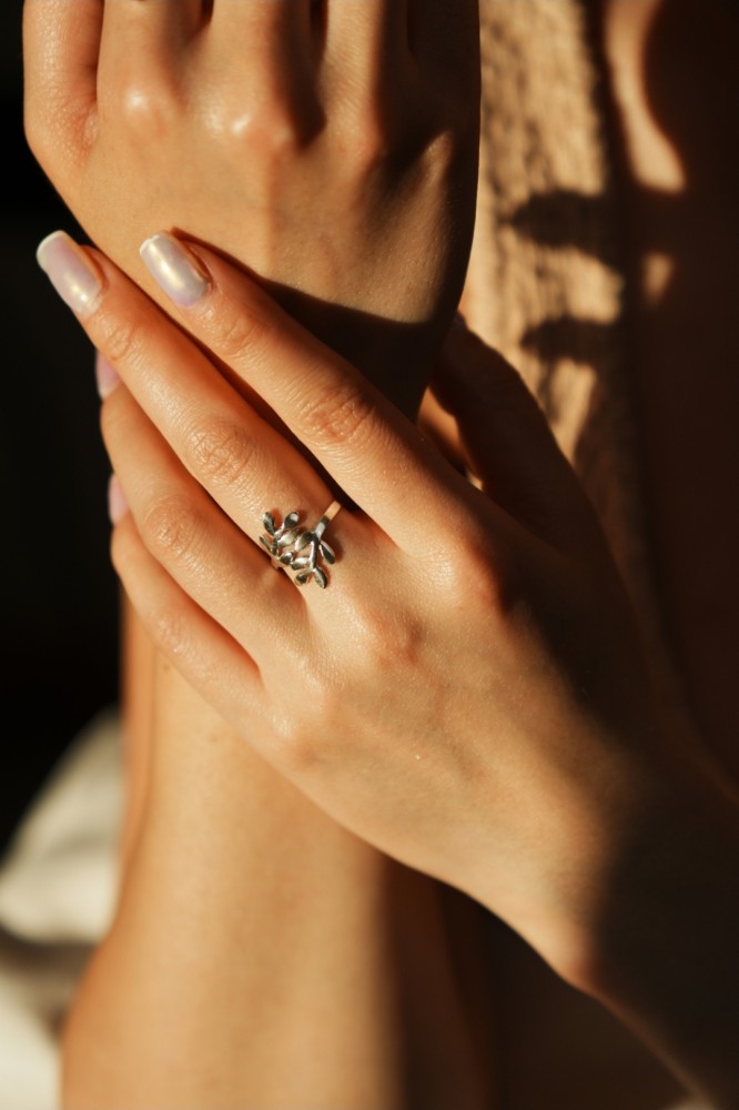 Anillo Rama de Vida Plata 925