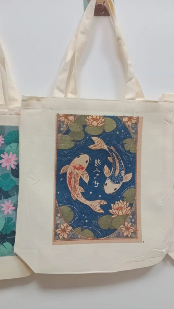 TOTE BAG ( BOLSA ALGODON BIODEGRADABLE REUSABLE)