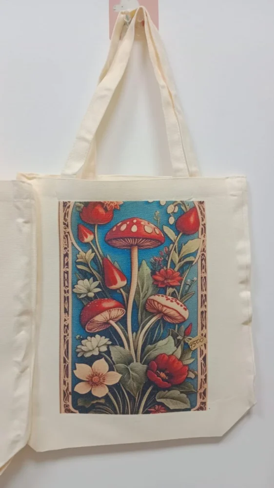 TOTE BAG ( BOLSA ALGODON BIODEGRADABLE REUSABLE)