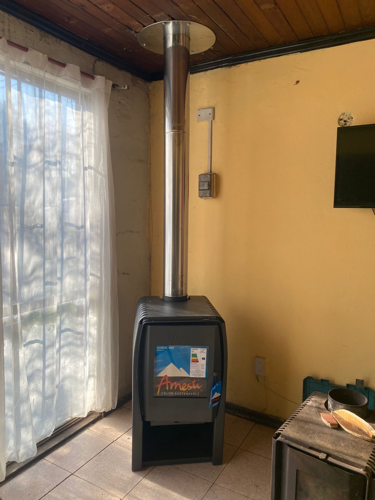 instalación de estufas a Pellets